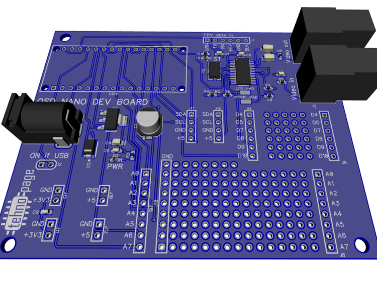 OSD модули на Arduino и MAX7456