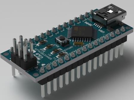 Arduino Nano 3d модель в STL