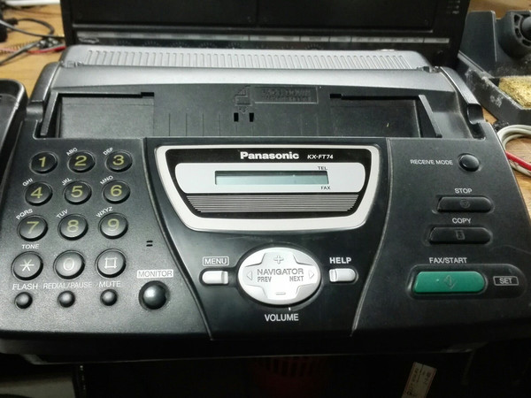 Ремонт клавиш факса Panasonic KX-FT74